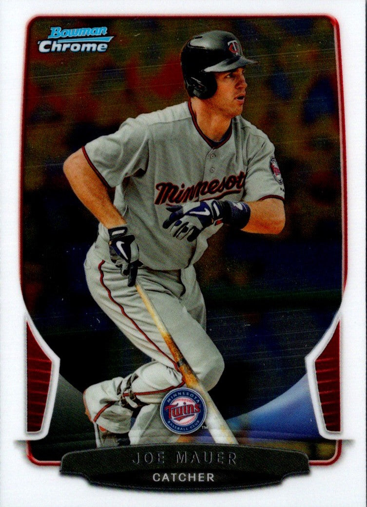 2013 Bowman Chrome Joe Mauer