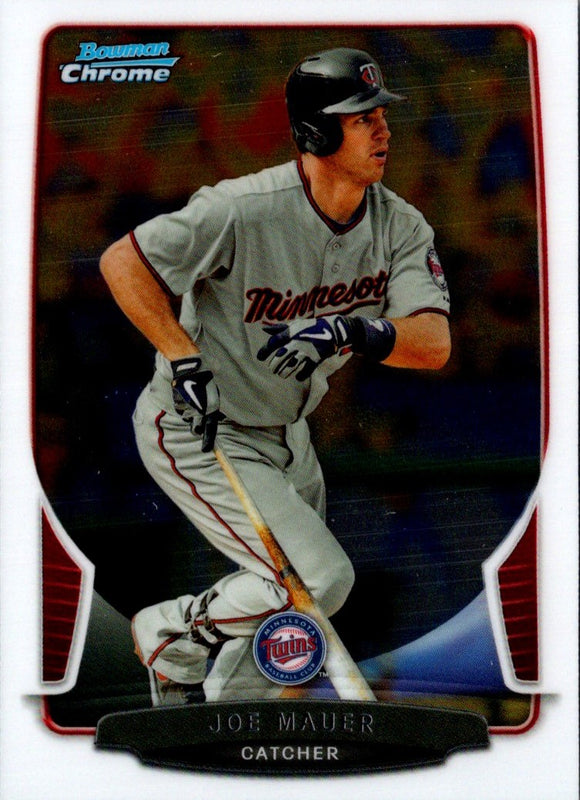 2013 Bowman Chrome Joe Mauer #138