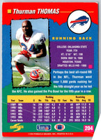 1994 Score Thurman Thomas #204