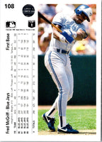 1990 Upper Deck Fred McGriff #108B