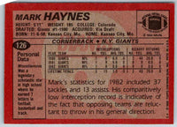 1983 Topps Mark Haynes #126