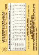1985 Donruss Luis Salazar