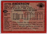 1983 Topps Ottis Anderson #153