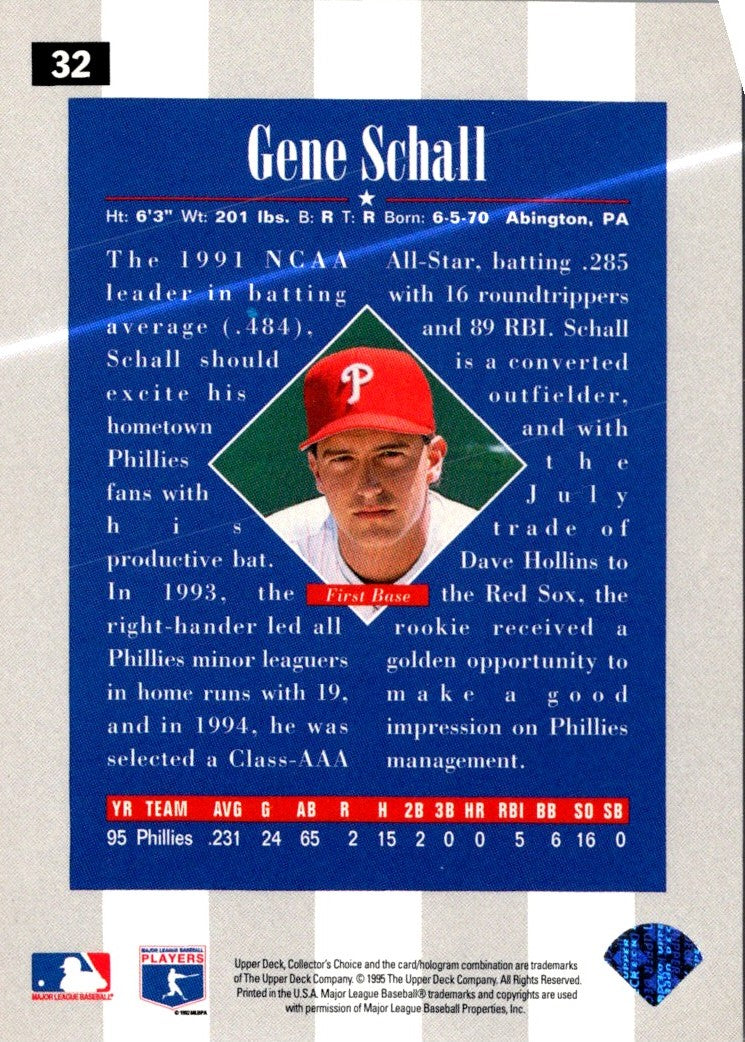 1996 Collector's Choice Gene Schall