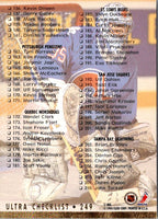 1994 Ultra Checklist: 105-210 #249