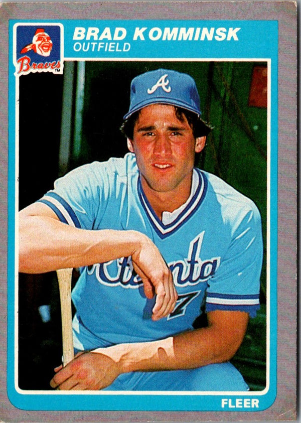 1985 Fleer Brad Komminsk #331