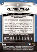 2010 Bowman Platinum Vernon Wells