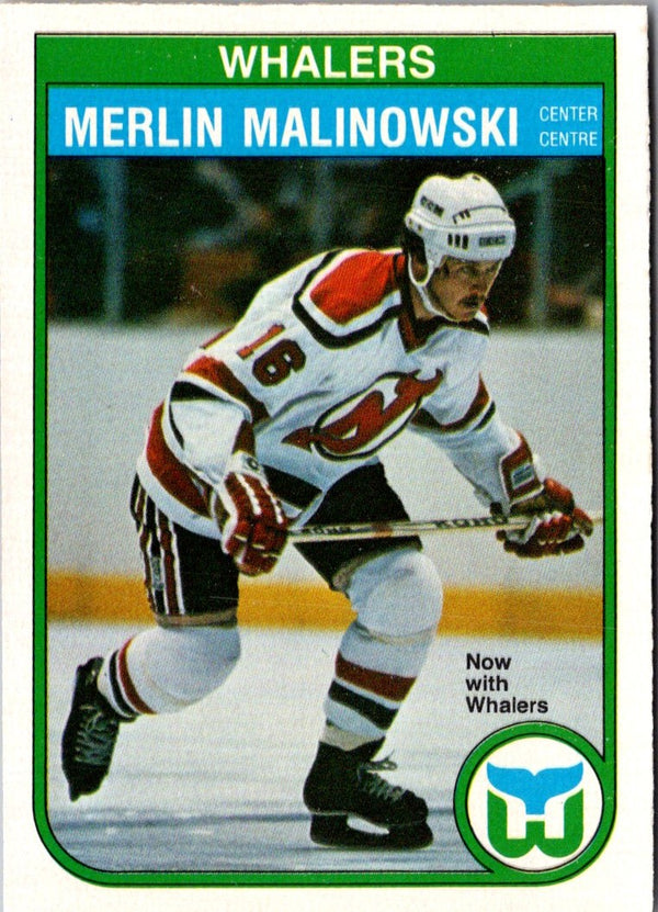 1982 O-Pee-Chee Merlin Malinowski #128