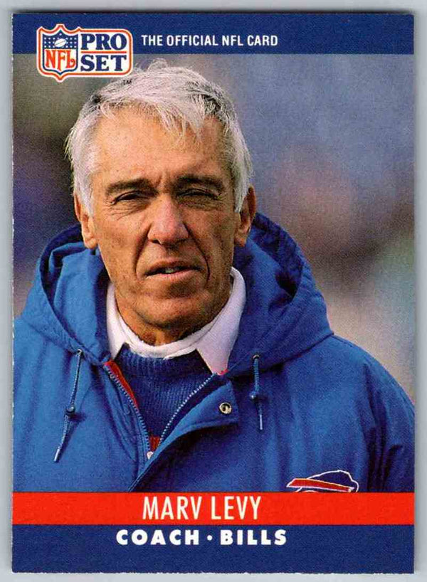 1990 Pro Set Marv Levy #48