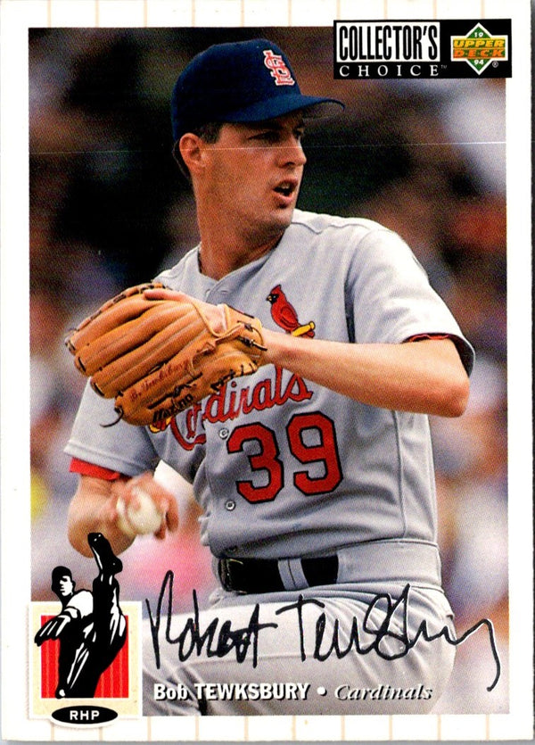 1994 Collector's Choice Bob Tewksbury #468 Silver Signature