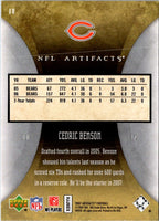 2007 Upper Deck Artifacts Cedric Benson #18