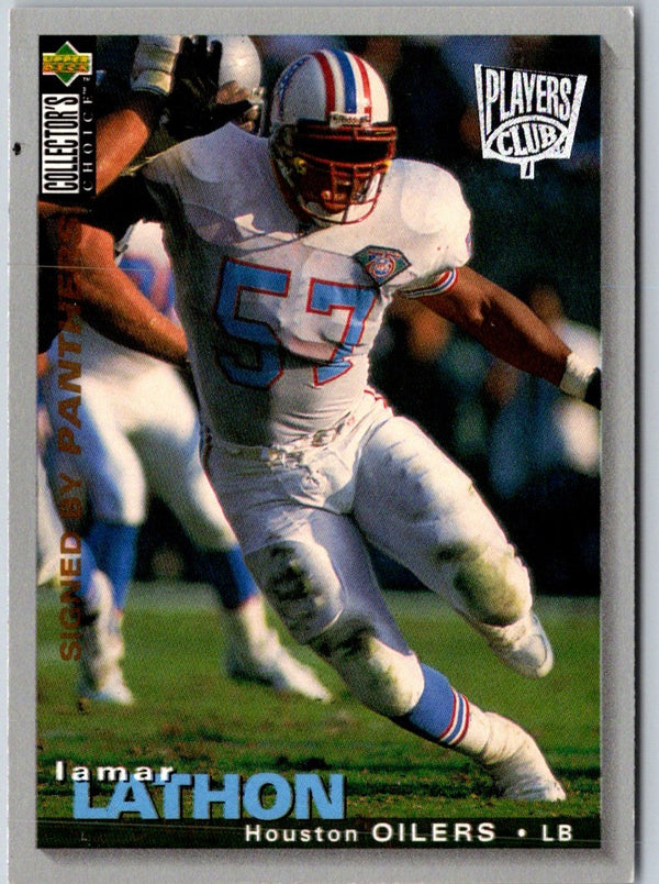 1995 Collector's Choice Lamar Lathon #343