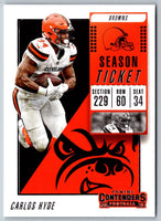 2018 Panini Contenders Carlos Hyde #77