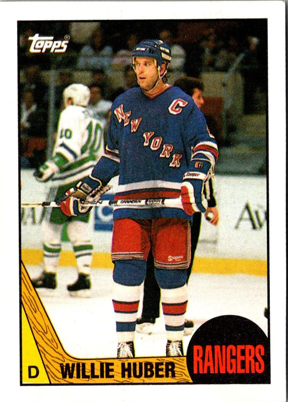 1987 Topps Willie Huber #93