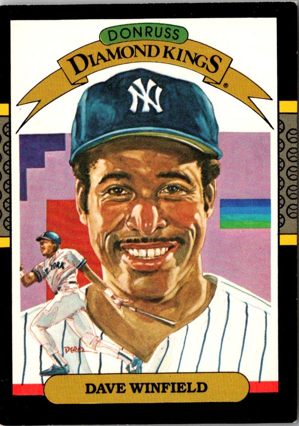 1987 Donruss Diamond Kings Dave Winfield #20