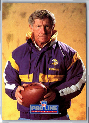 1991 Pro Line Portraits Jerry Burns #233
