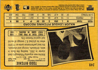 2002 Upper Deck Vintage Todd Ritchie #249