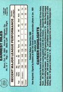 1986 Donruss Ernest Riles