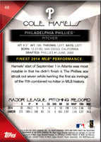 2015 Finest Cole Hamels #46