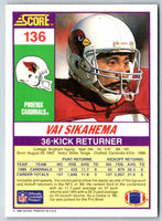 1990 Score Vai Sikahema #136