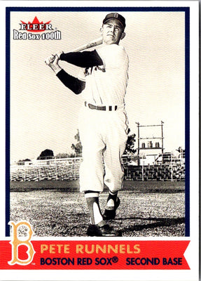 2001 Fleer Boston Red Sox 100th Anniversary Pete Runnels #18