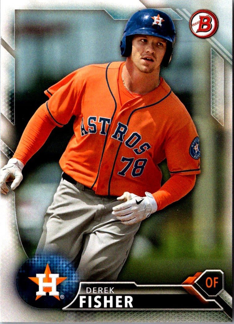 2016 Bowman Prospects Derek Fisher