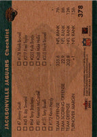 2001 Fleer Tradition Jacksonville Jaguars Team Leaders #378