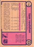 1982 O-Pee-Chee Tom Roulston #118 Rookie