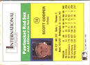 1990 CMC Pawtucket Red Sox Scott Cooper