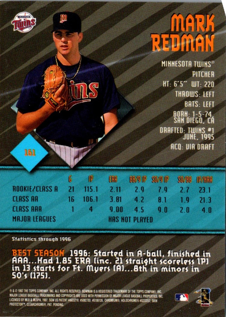 1997 Bowman's Best Mark Redman