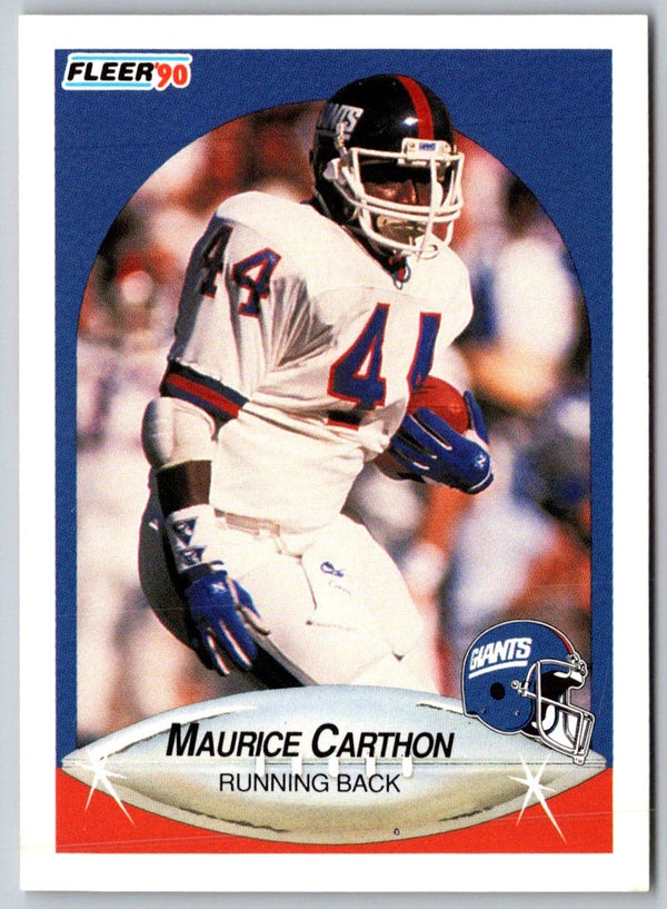1990 Fleer Maurice Carthon #65