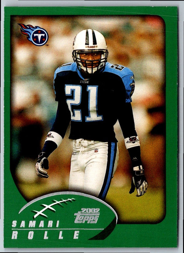 2002 Topps Samari Rolle #89