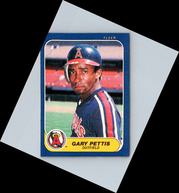 1986 Fleer Gary Pettis #165