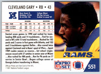 1990 Proset Cleveland Gary #551