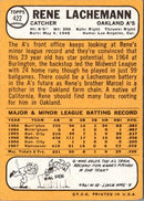 1968 Topps Rene Lachemann