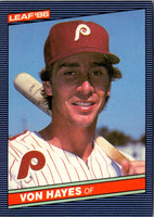 1986 Leaf Von Hayes #176