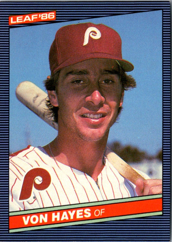 1986 Leaf Von Hayes #176