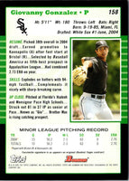 2005 Bowman Gio Gonzalez #158