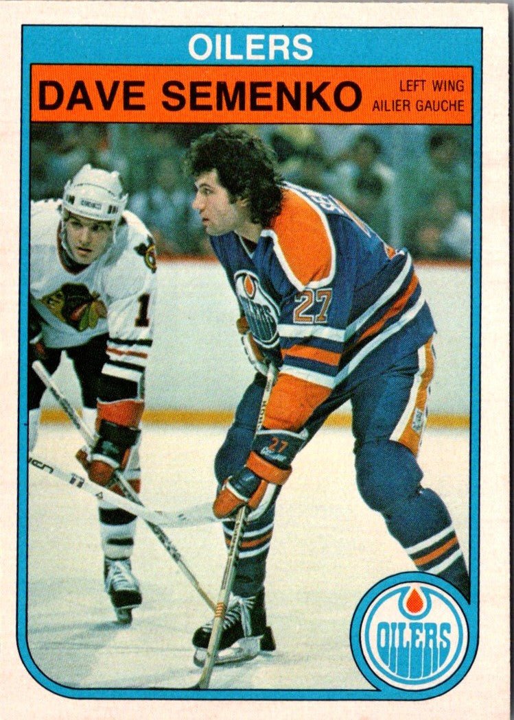 1982 O-Pee-Chee Dave Semenko