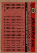 1981 Topps Jerry Koosman