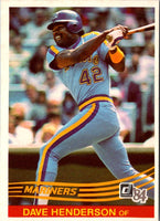1984 Donruss Dave Henderson #557