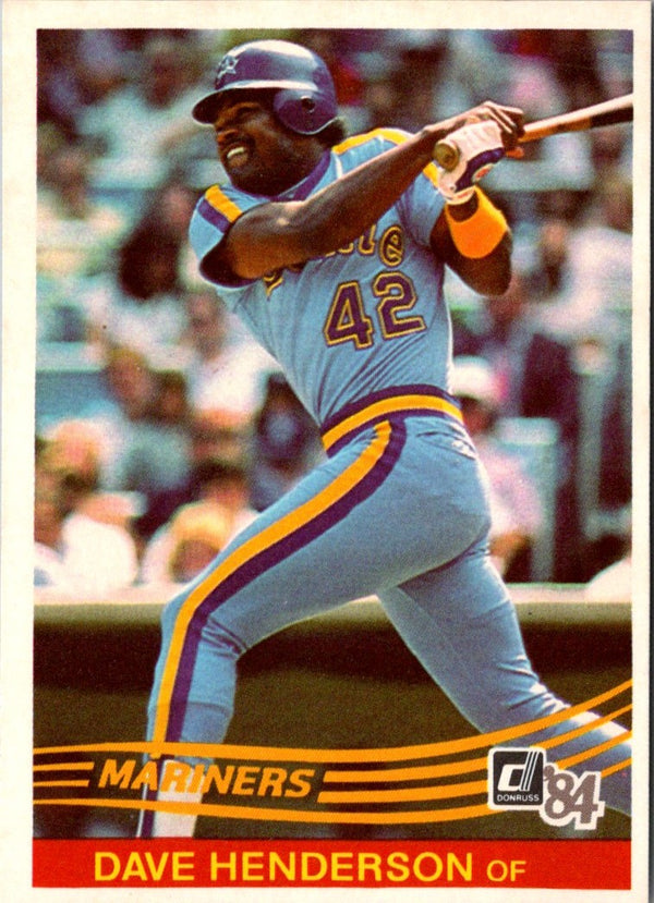 1984 Donruss Dave Henderson #557