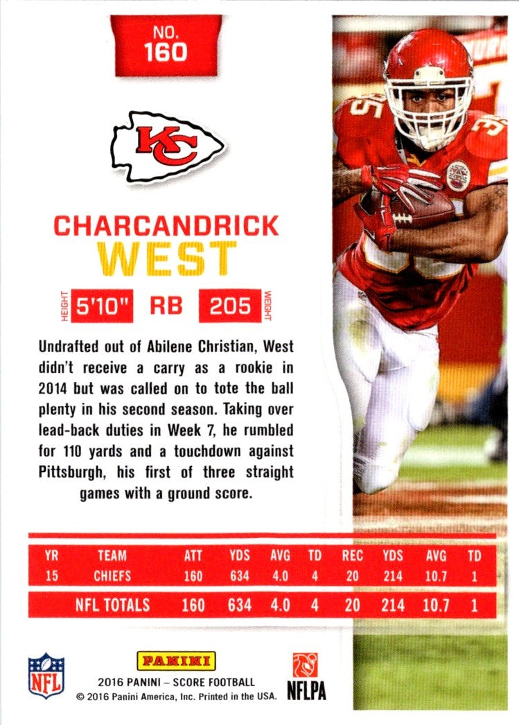 2016 Score Charcandrick West