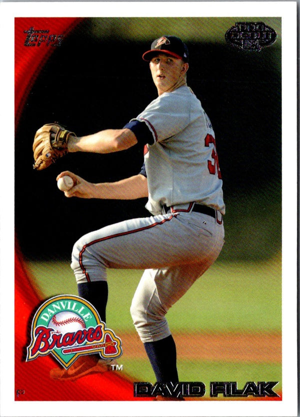 2010 Topps Pro Debut David Filak #351
