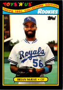 1991 Topps Toys'R'Us Rookies Brian McRae