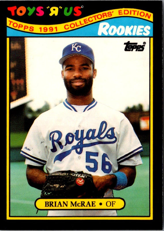 1991 Topps Toys'R'Us Rookies Brian McRae #18
