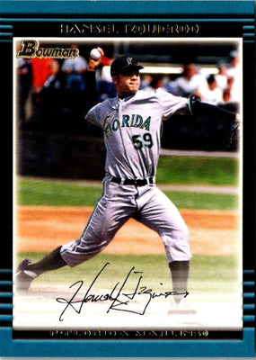 2002 Bowman Hansel Izquierdo #121 Rookie