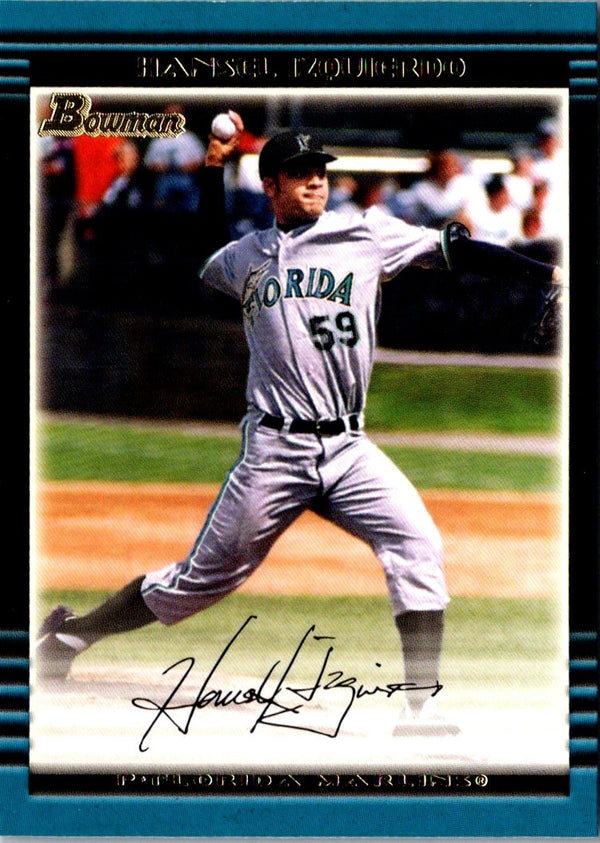 2002 Bowman Hansel Izquierdo #121 Rookie