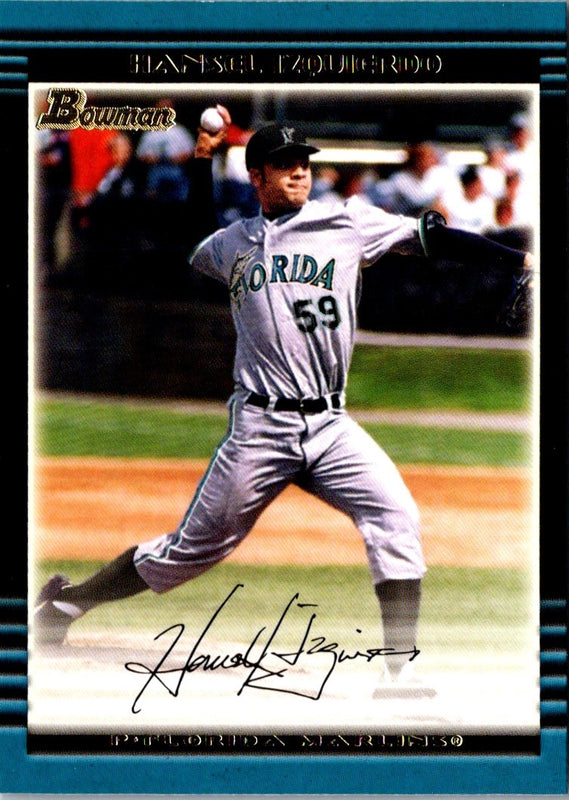 2002 Bowman Hansel Izquierdo #121 Rookie