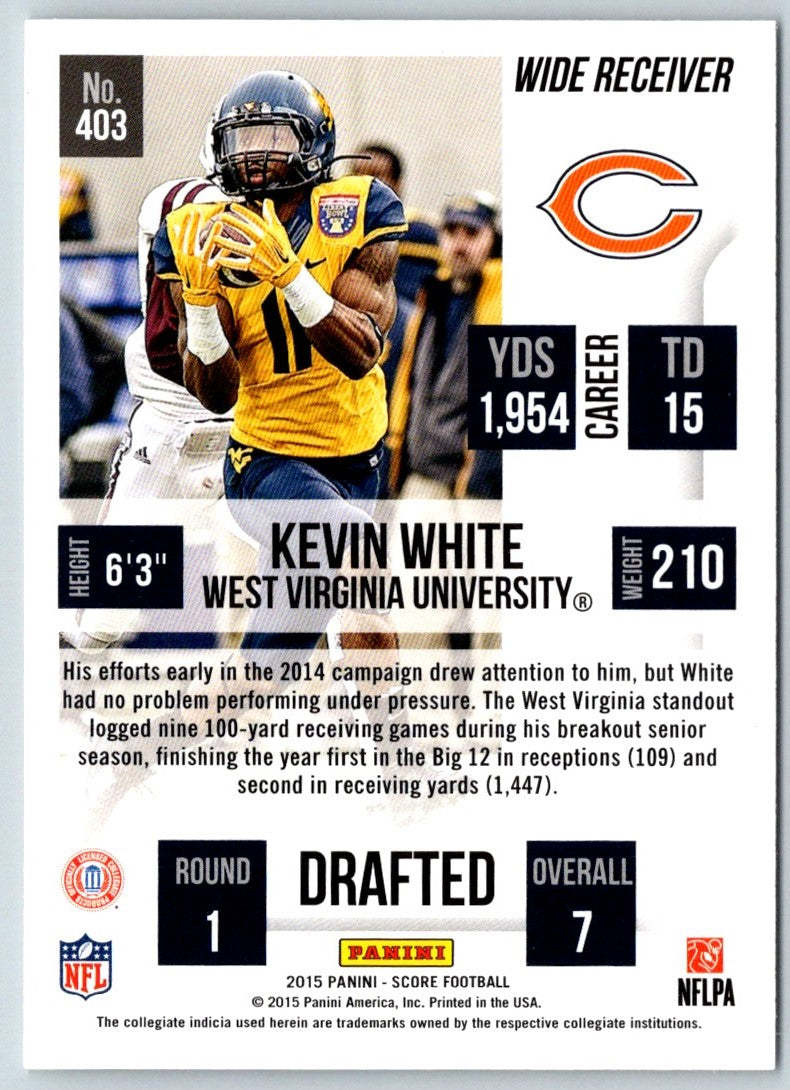 2015 Score Scorecard Kevin White